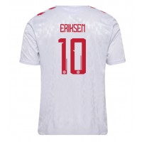 Dánsko Christian Eriksen #10 Vonkajší futbalový dres ME 2024 Krátky Rukáv